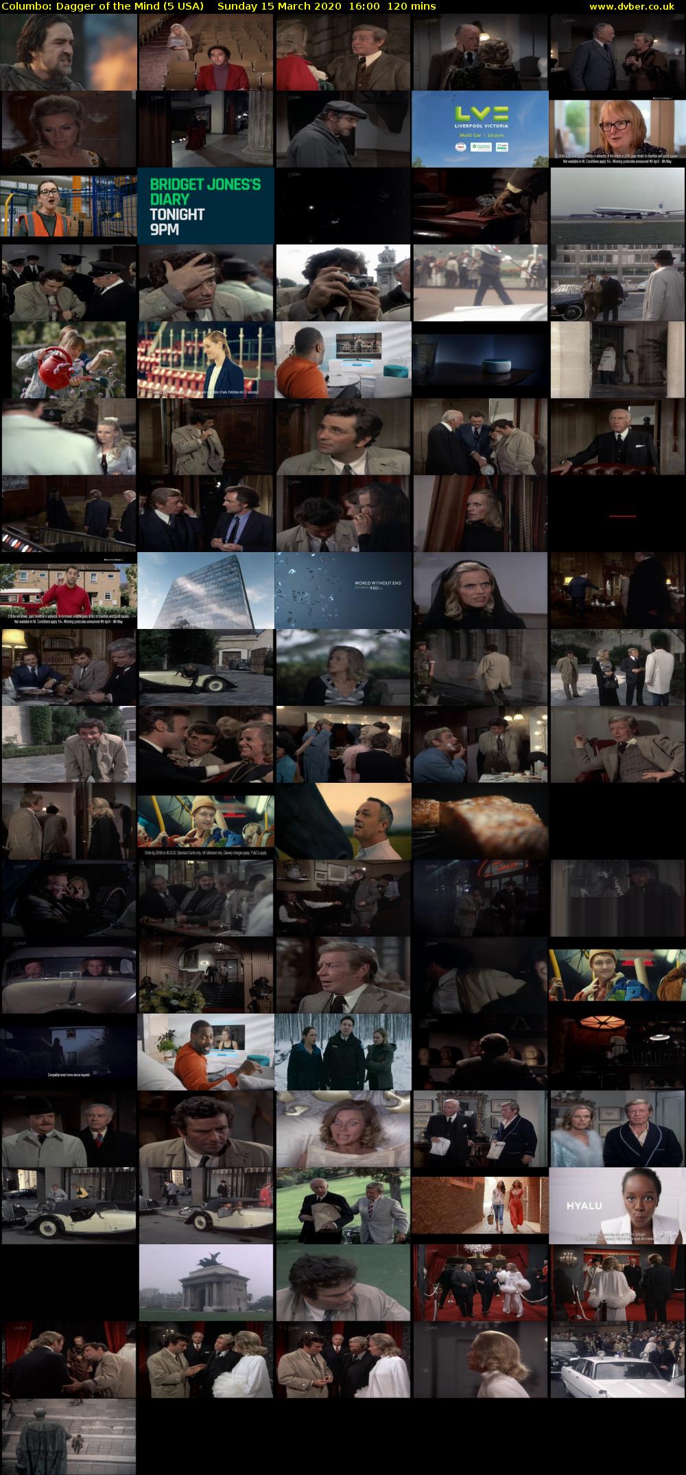 Columbo: Dagger of The Mind (5 USA) Sunday 15 March 2020 16:00 - 18:00