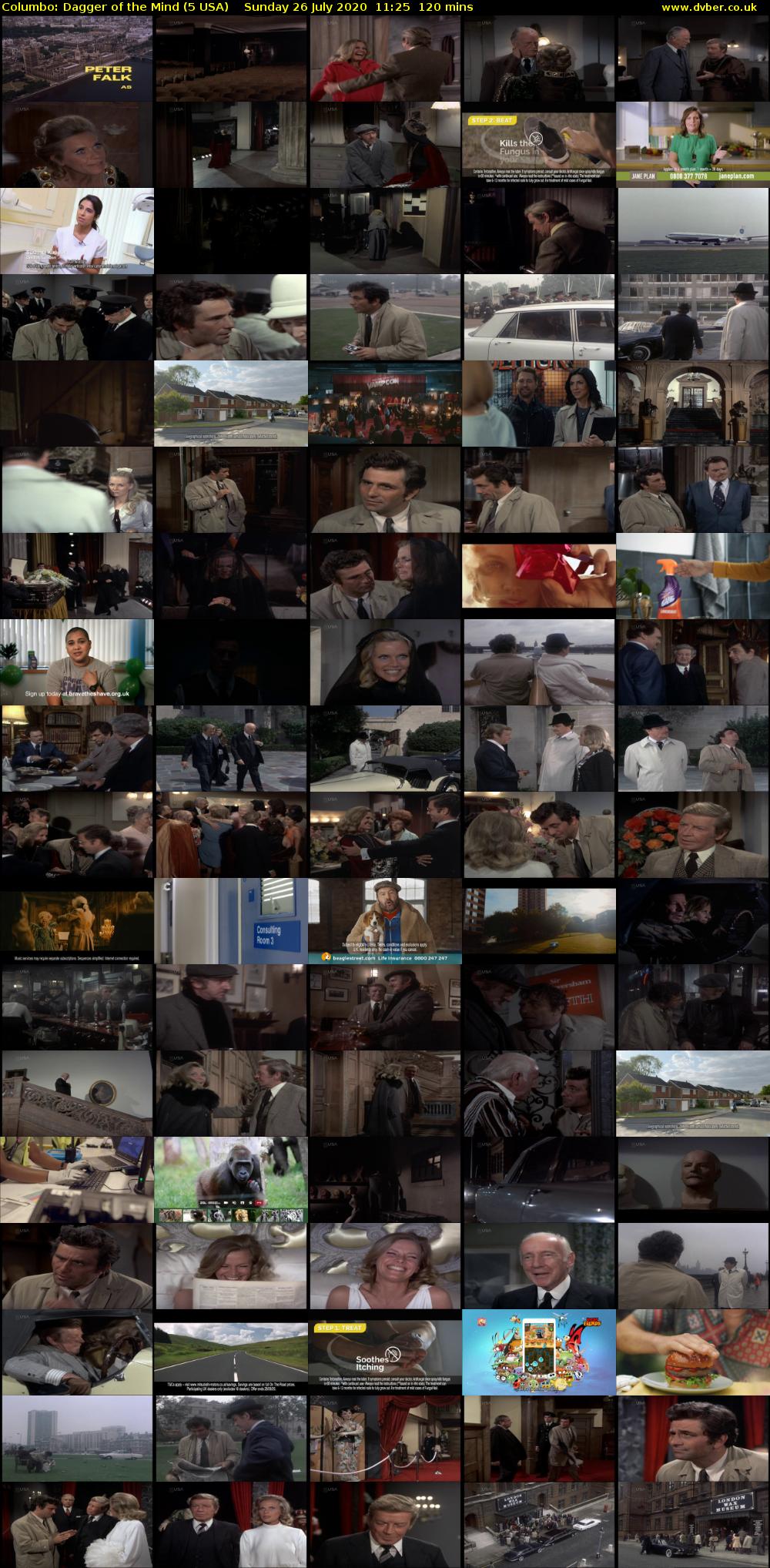 Columbo: Dagger of The Mind (5 USA) Sunday 26 July 2020 11:25 - 13:25