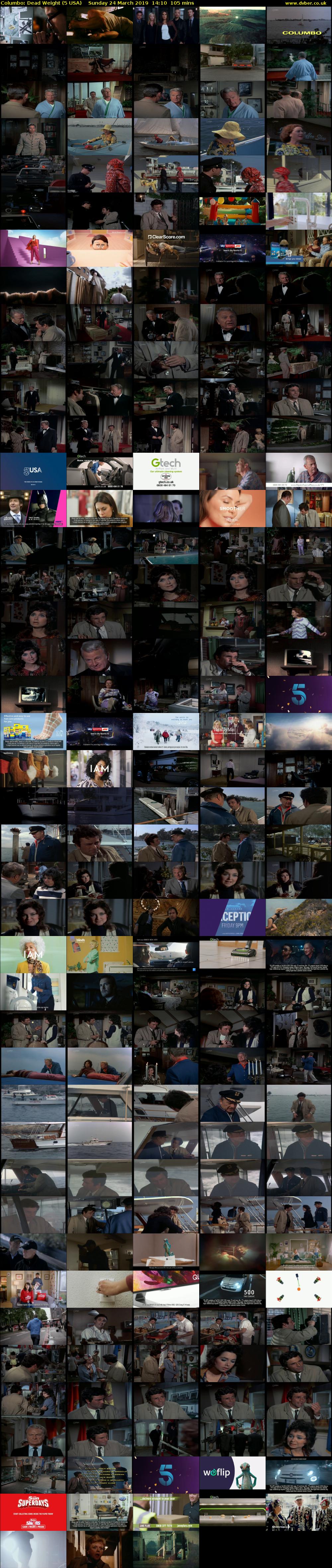 Columbo: Dead Weight (5 USA) Sunday 24 March 2019 14:10 - 15:55