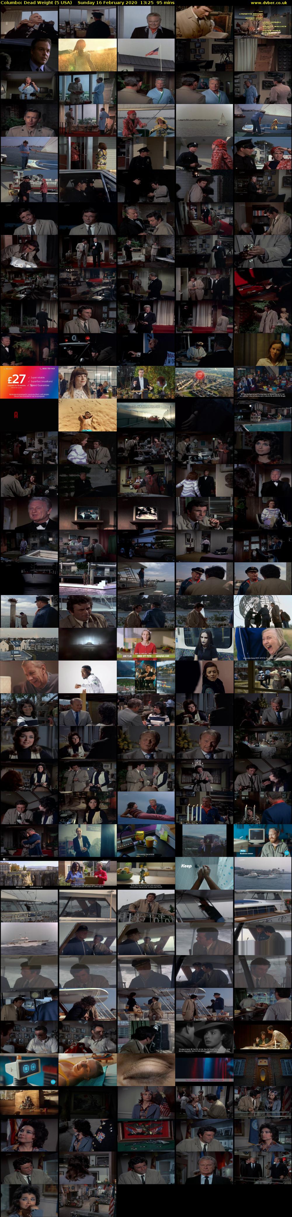 Columbo: Dead Weight (5 USA) Sunday 16 February 2020 13:25 - 15:00