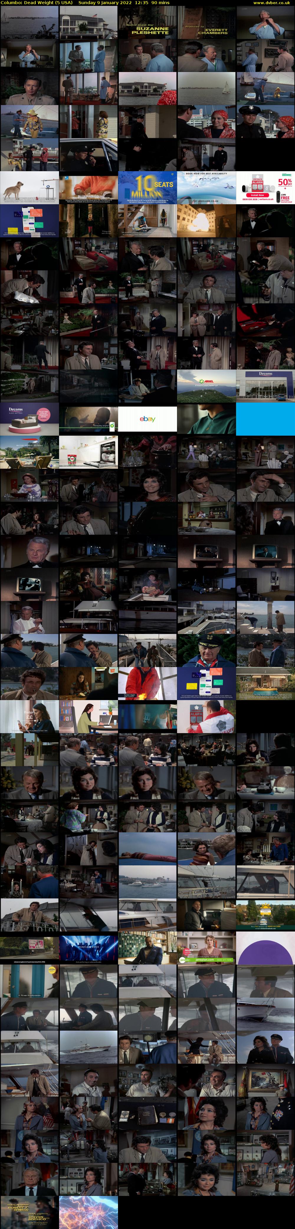 Columbo: Dead Weight (5 USA) Sunday 9 January 2022 12:35 - 14:05