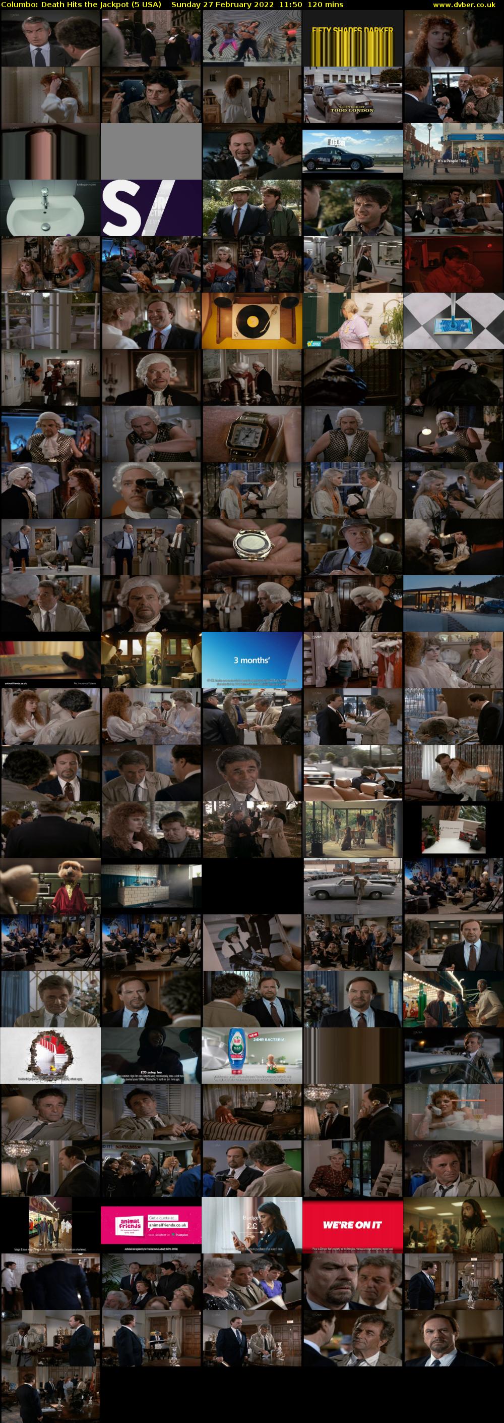 Columbo: Death Hits the Jackpot (5 USA) Sunday 27 February 2022 11:50 - 13:50