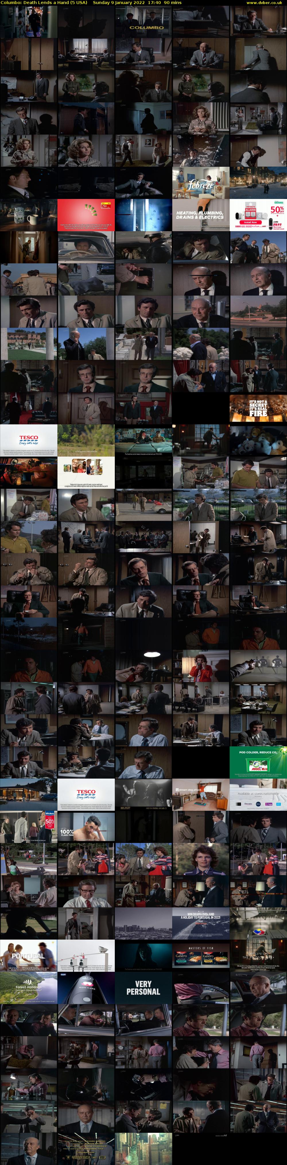 Columbo: Death Lends a Hand (5 USA) Sunday 9 January 2022 17:40 - 19:10