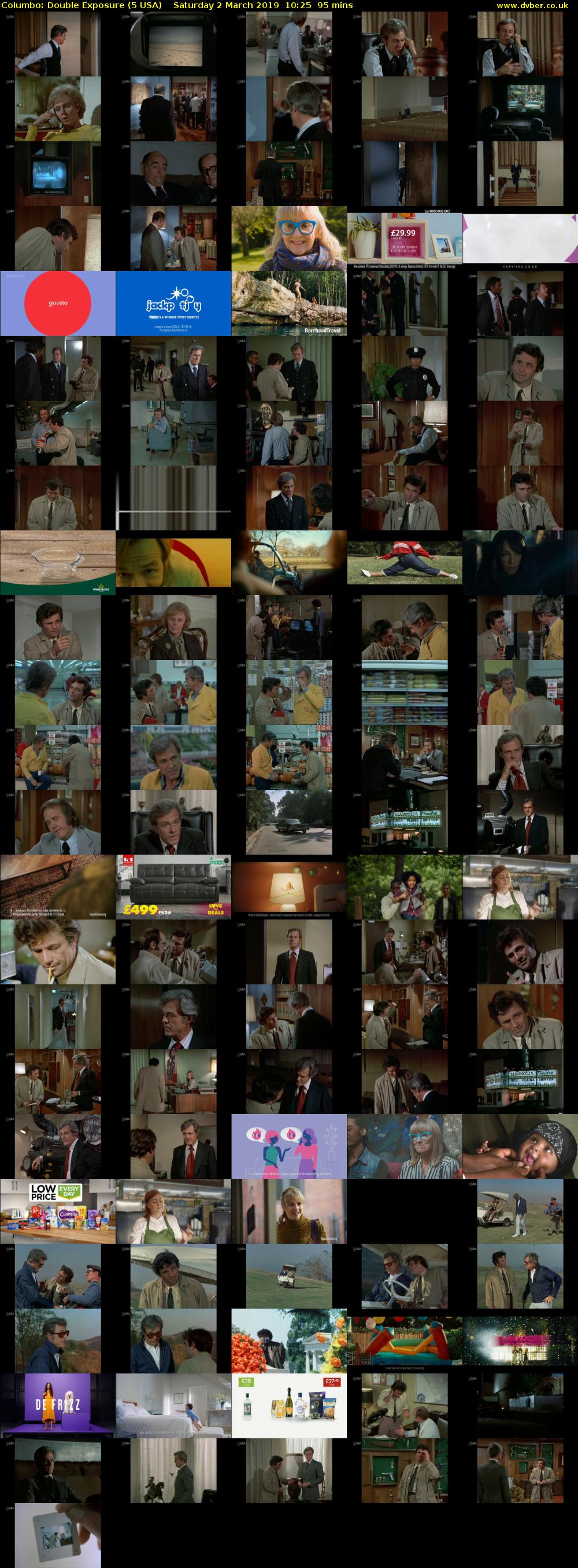 Columbo: Double Exposure (5 USA) Saturday 2 March 2019 10:25 - 12:00