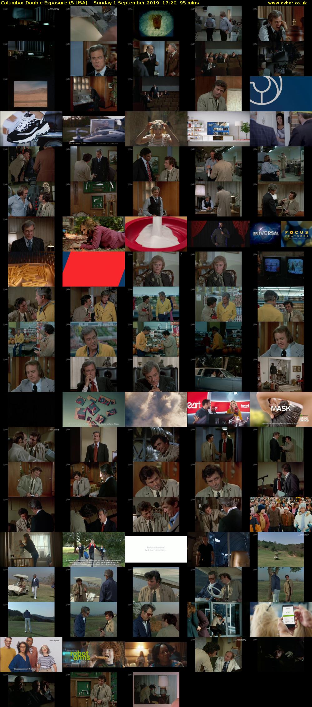 Columbo: Double Exposure (5 USA) Sunday 1 September 2019 17:20 - 18:55