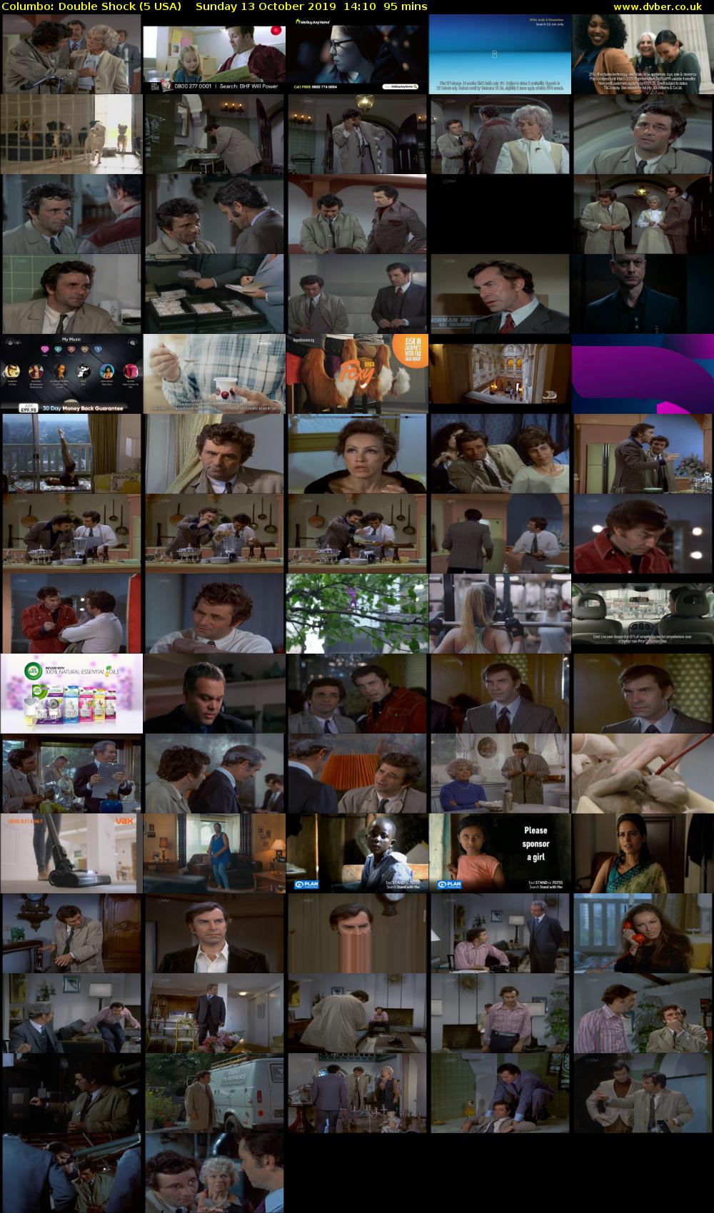 Columbo: Double Shock (5 USA) Sunday 13 October 2019 14:10 - 15:45
