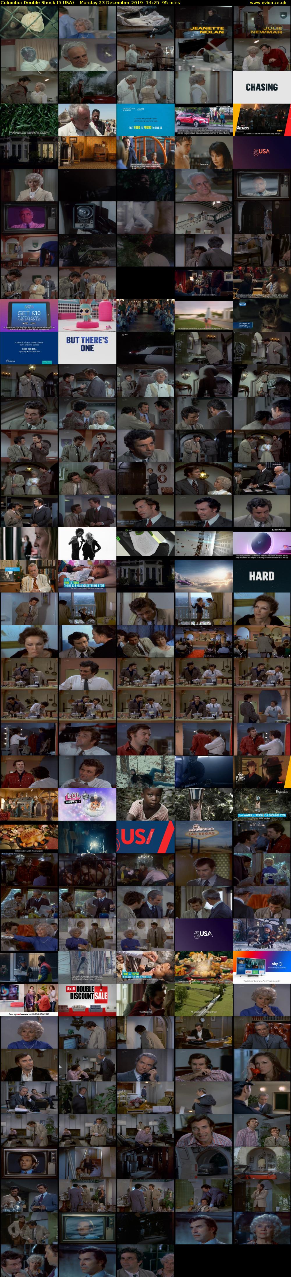 Columbo: Double Shock (5 USA) Monday 23 December 2019 14:25 - 16:00