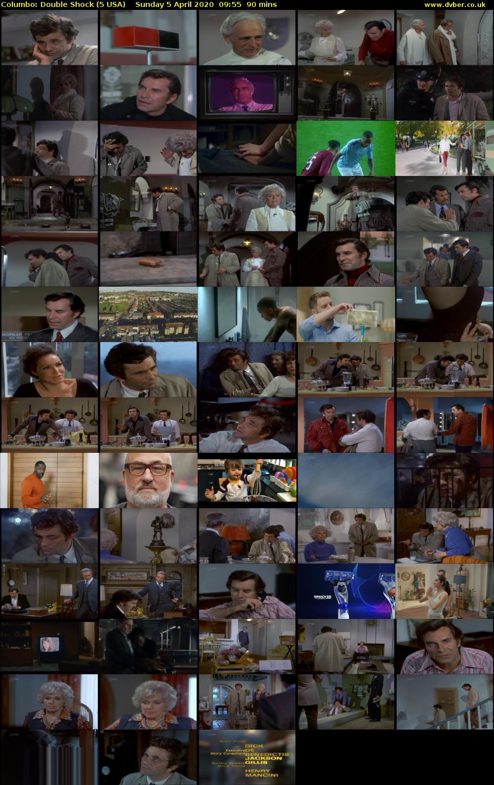 Columbo: Double Shock (5 USA) Sunday 5 April 2020 09:55 - 11:25