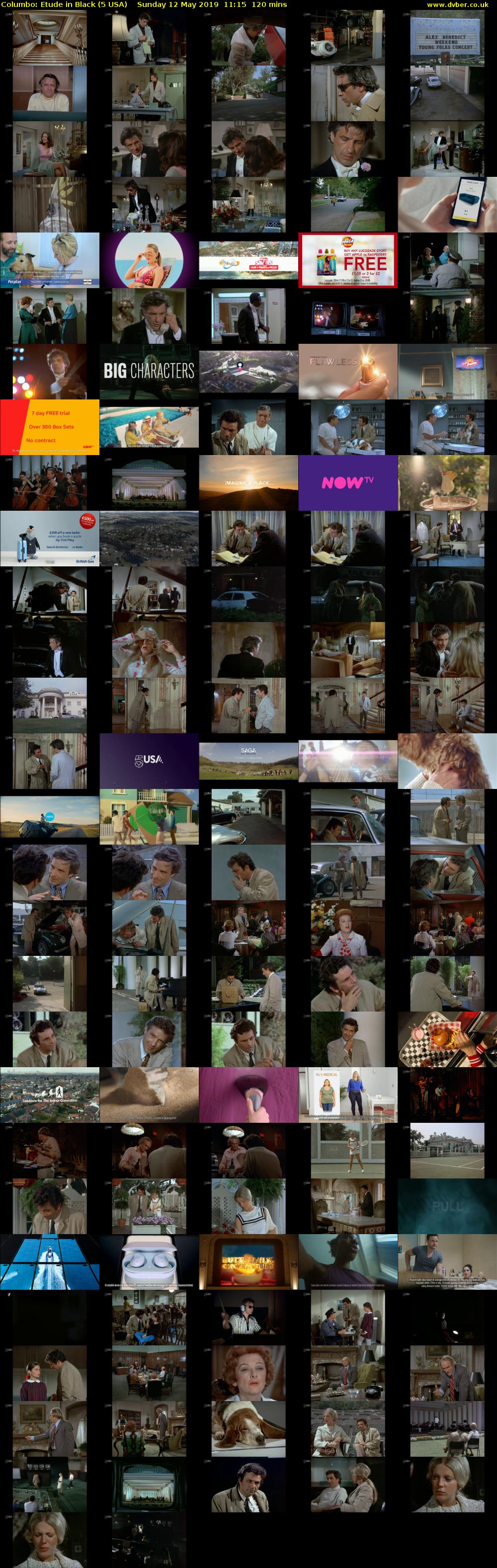 Columbo: Etude in Black (5 USA) Sunday 12 May 2019 11:15 - 13:15