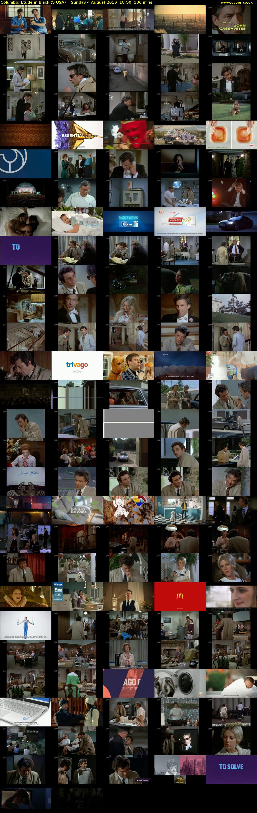 Columbo: Etude in Black (5 USA) Sunday 4 August 2019 18:50 - 21:00