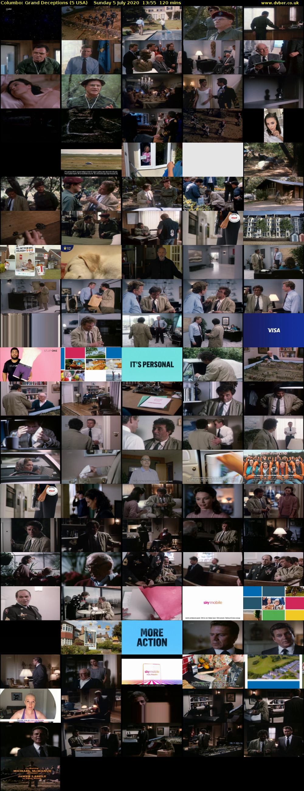 Columbo: Grand Deceptions (5 USA) Sunday 5 July 2020 13:55 - 15:55