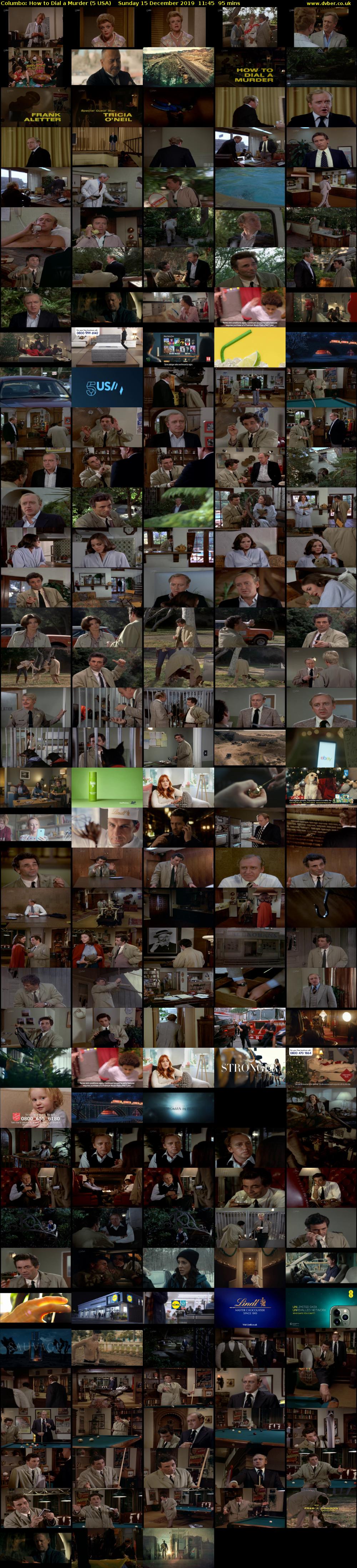 Columbo: How To Dial A Murder (5 USA) Sunday 15 December 2019 11:45 - 13:20