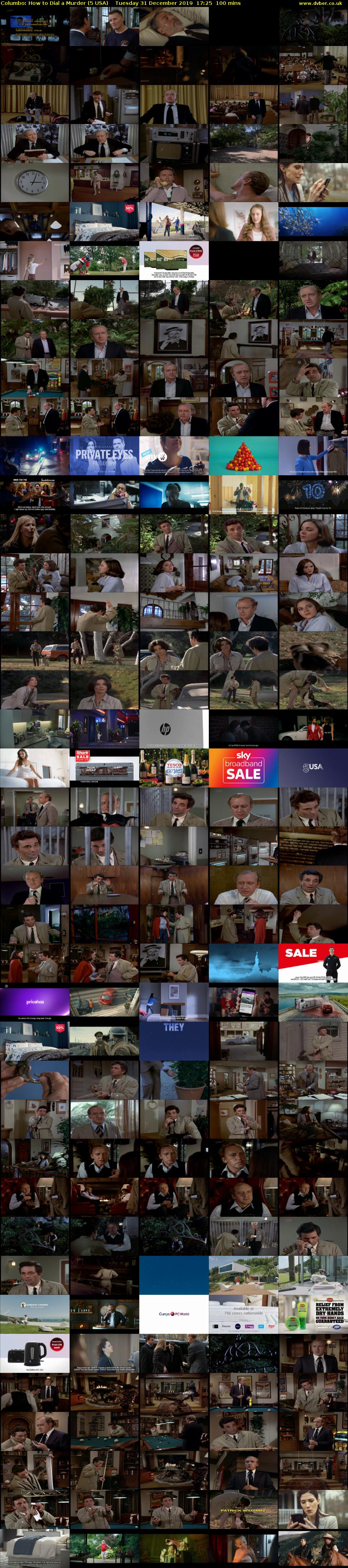 Columbo: How To Dial A Murder (5 USA) Tuesday 31 December 2019 17:25 - 19:05