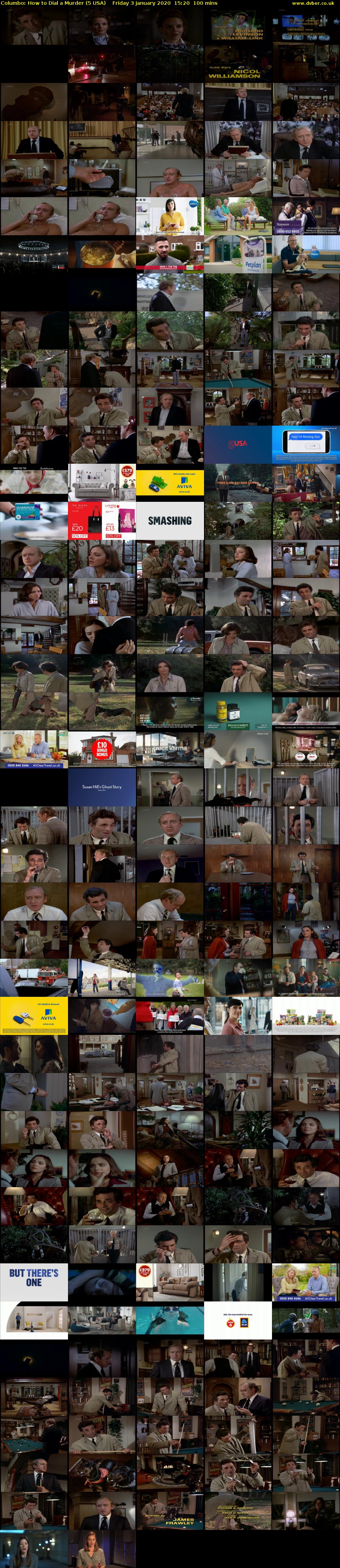 Columbo: How To Dial A Murder (5 USA) Friday 3 January 2020 15:20 - 17:00