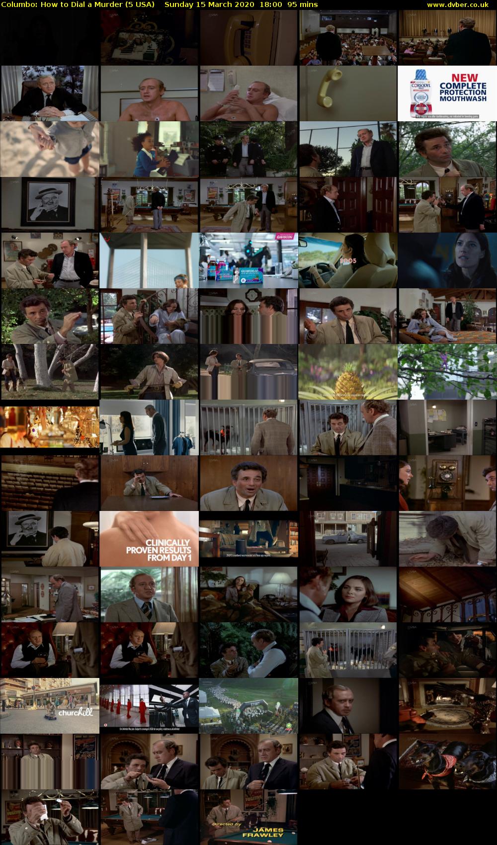 Columbo: How To Dial A Murder (5 USA) Sunday 15 March 2020 18:00 - 19:35