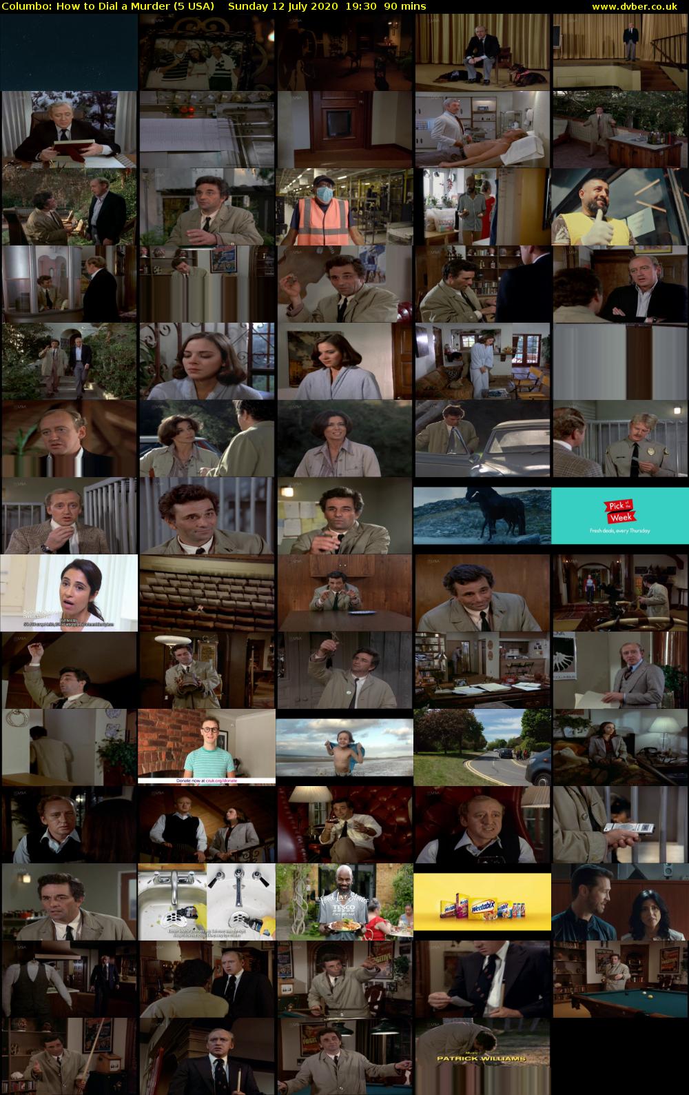 Columbo: How To Dial A Murder (5 USA) Sunday 12 July 2020 19:30 - 21:00