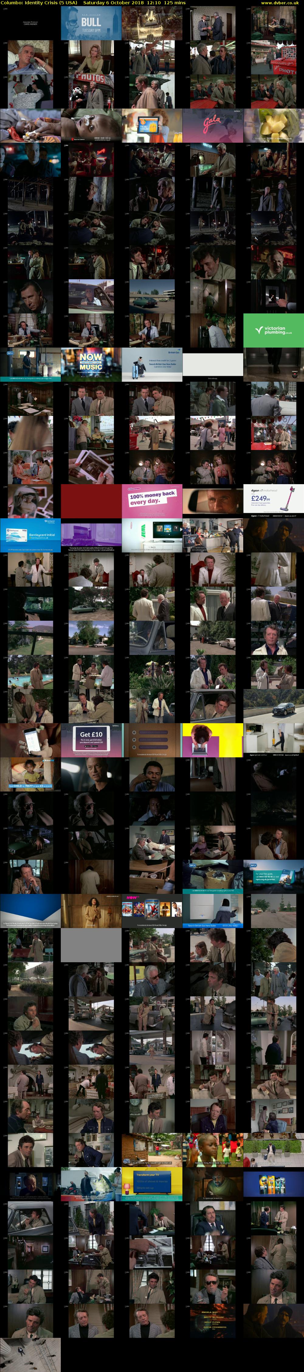 Columbo: Identity Crisis (5 USA) Saturday 6 October 2018 12:10 - 14:15