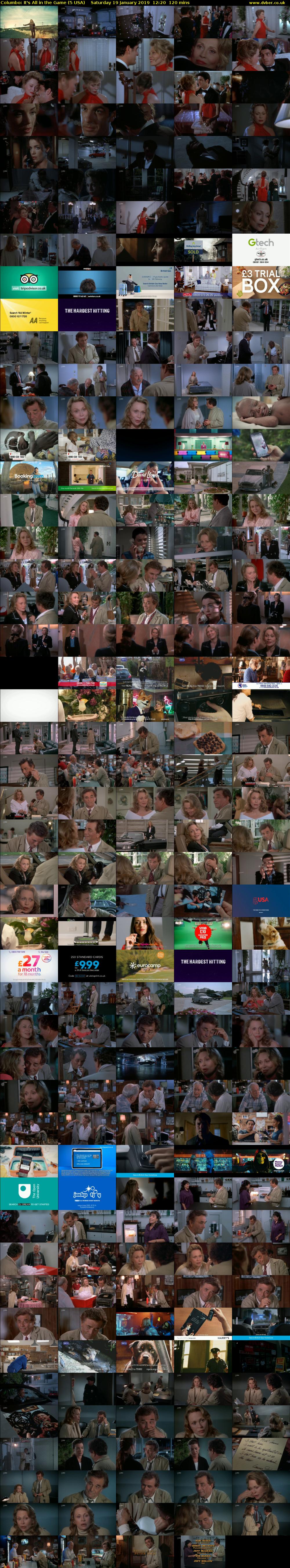 Columbo: It's All in the Game (5 USA) Saturday 19 January 2019 12:20 - 14:20