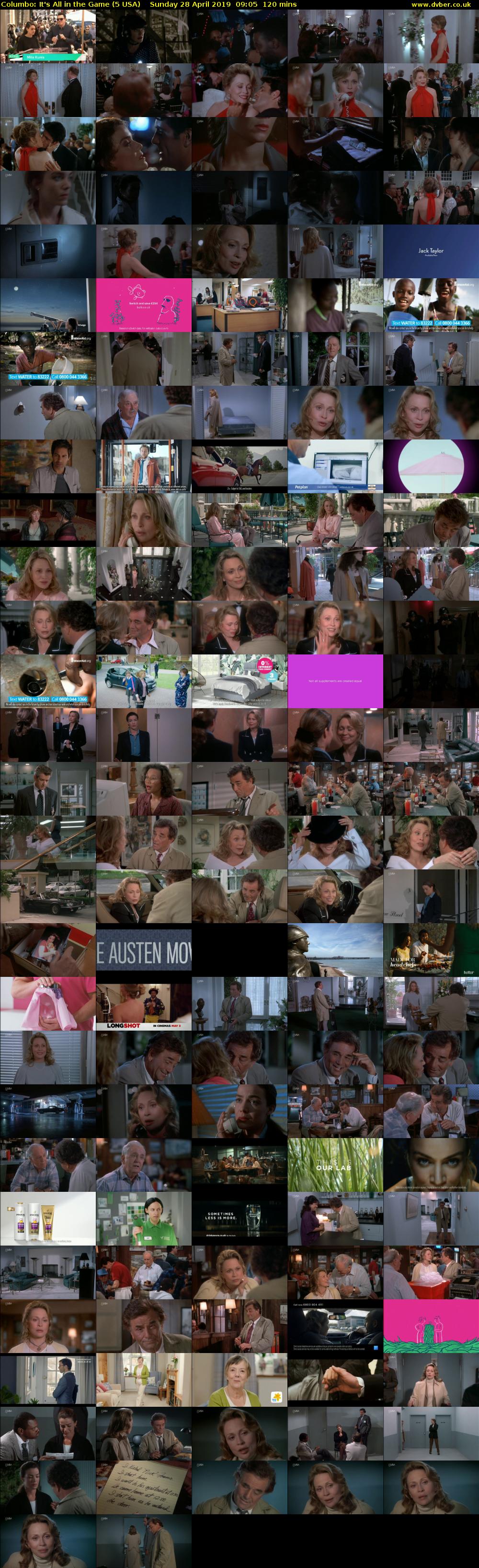 Columbo: It's All in the Game (5 USA) Sunday 28 April 2019 09:05 - 11:05