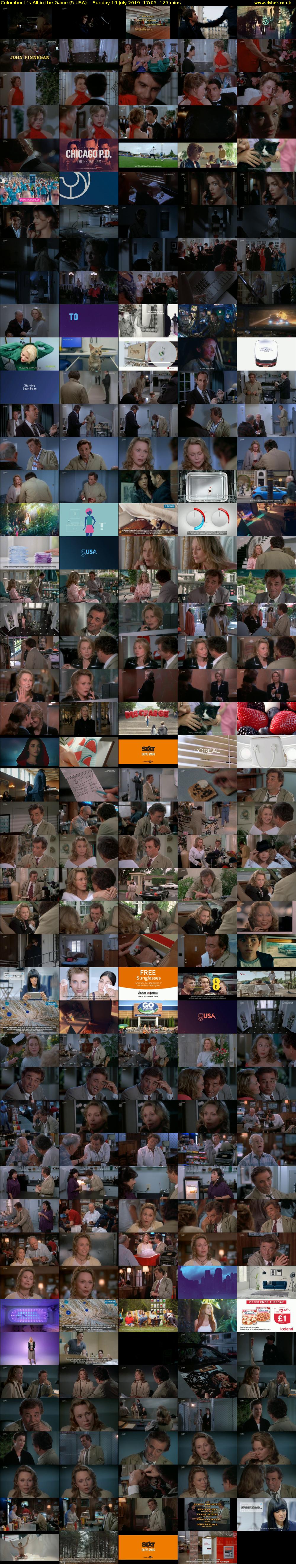 Columbo: It's All in the Game (5 USA) Sunday 14 July 2019 17:05 - 19:10