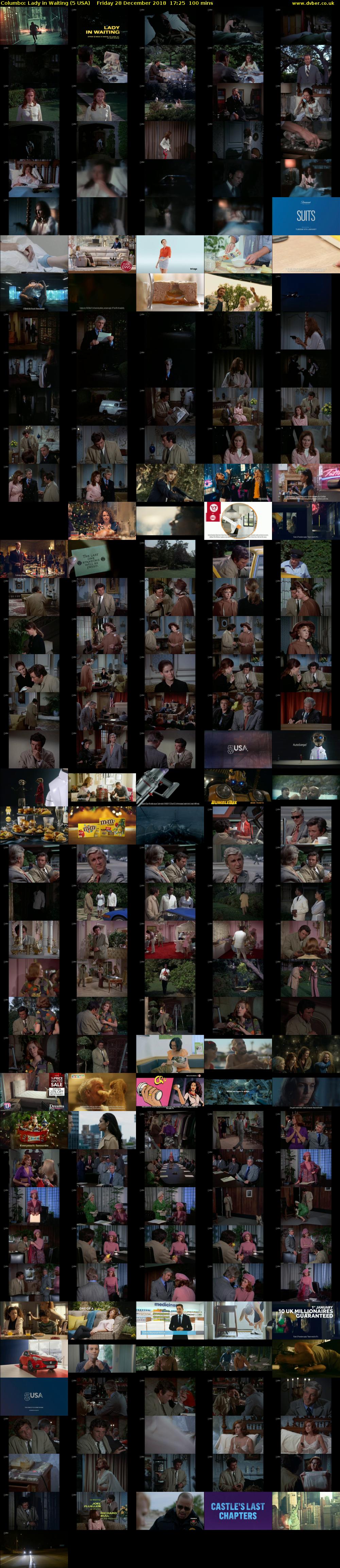 Columbo: Lady in Waiting (5 USA) Friday 28 December 2018 17:25 - 19:05