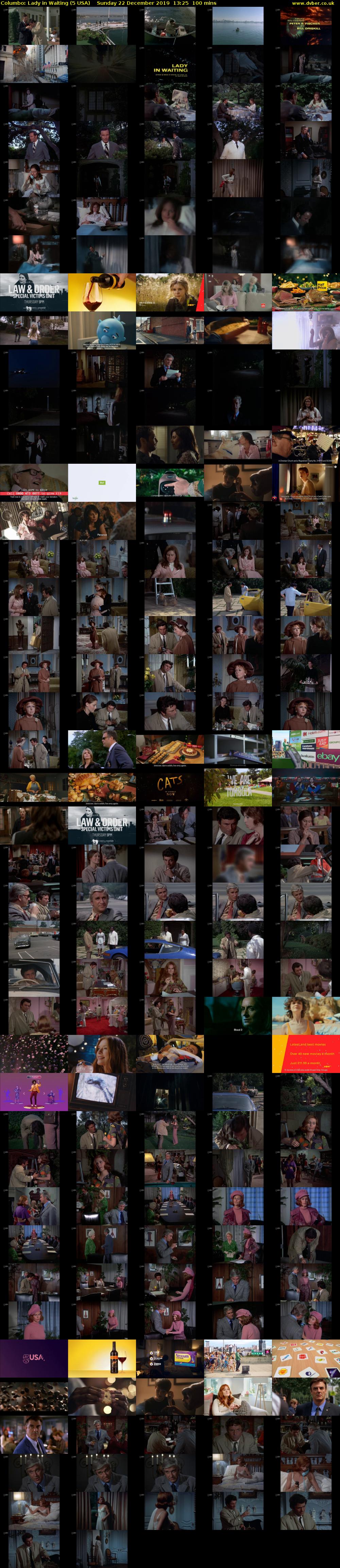 Columbo: Lady in Waiting (5 USA) Sunday 22 December 2019 13:25 - 15:05