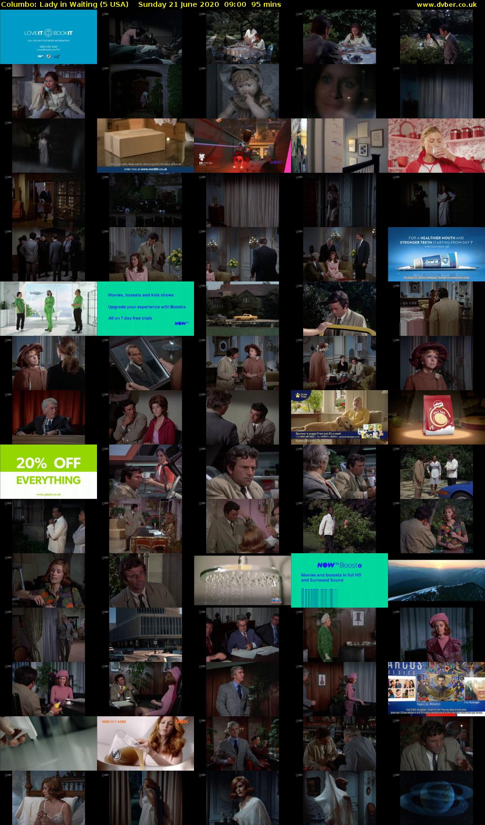 Columbo: Lady in Waiting (5 USA) Sunday 21 June 2020 09:00 - 10:35