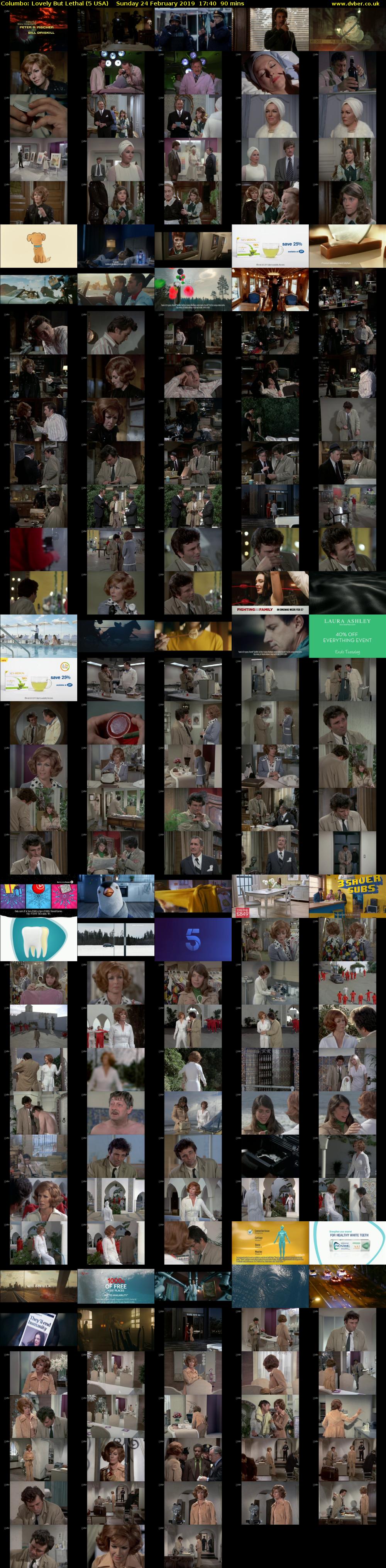 Columbo: Lovely But Lethal (5 USA) Sunday 24 February 2019 17:40 - 19:10