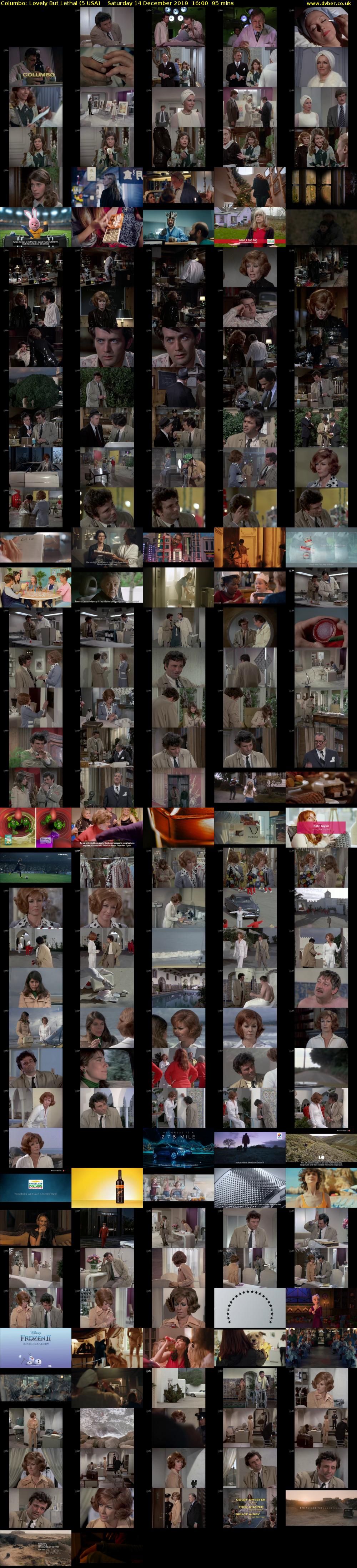 Columbo: Lovely But Lethal (5 USA) Saturday 14 December 2019 16:00 - 17:35