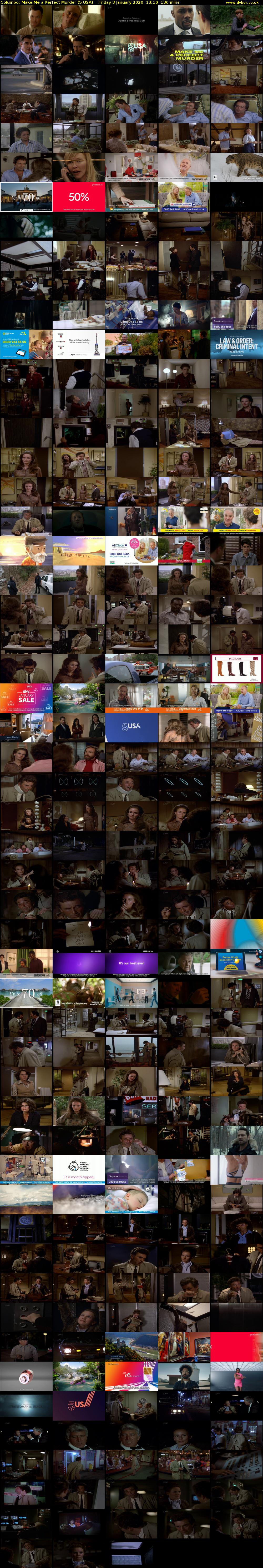 Columbo: Make Me a Perfect Murder (5 USA) Friday 3 January 2020 13:10 - 15:20