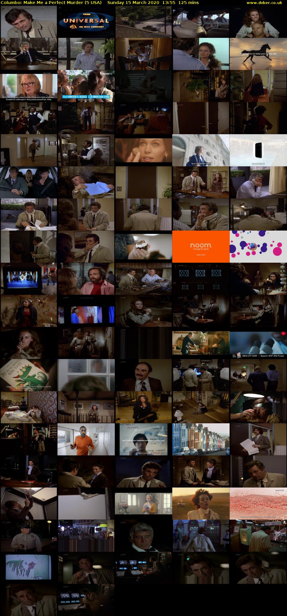 Columbo: Make Me a Perfect Murder (5 USA) Sunday 15 March 2020 13:55 - 16:00