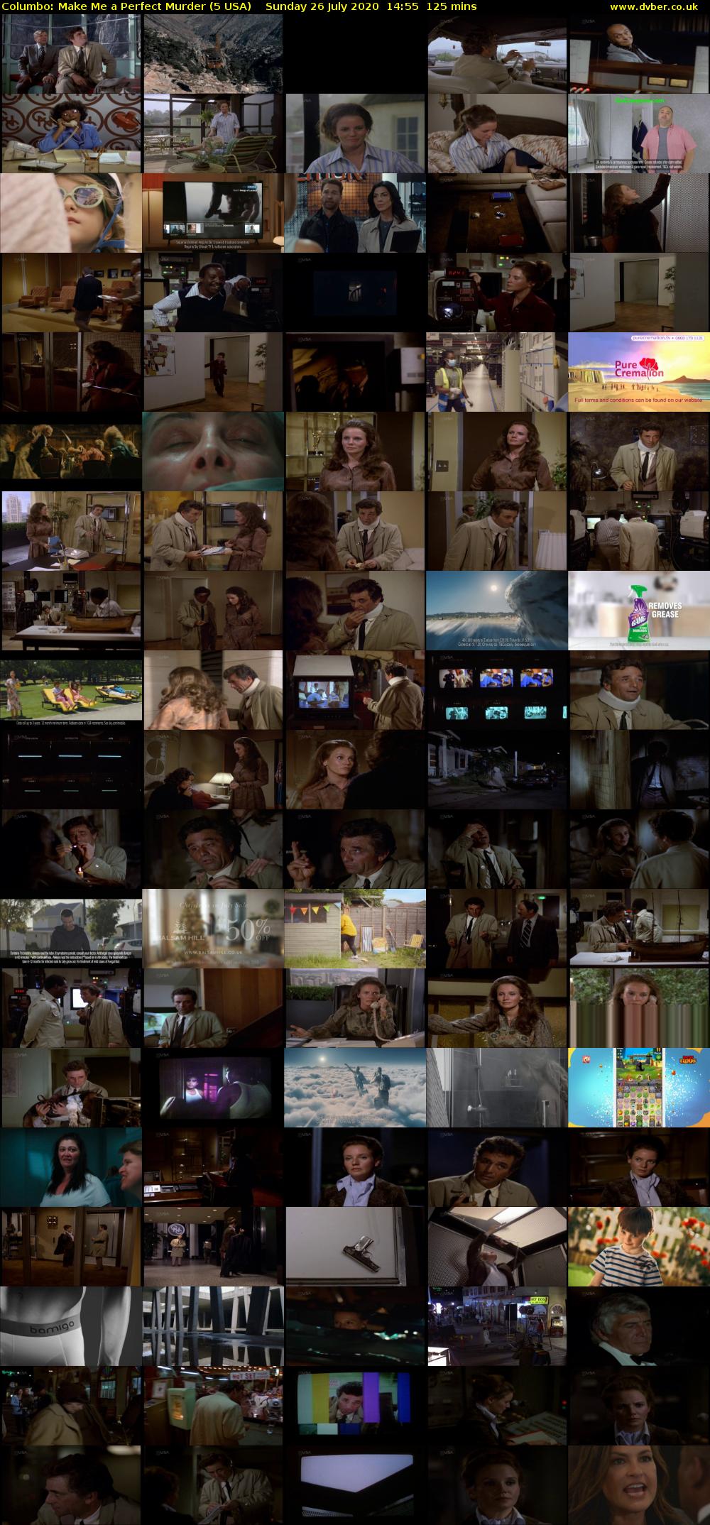 Columbo: Make Me a Perfect Murder (5 USA) Sunday 26 July 2020 14:55 - 17:00