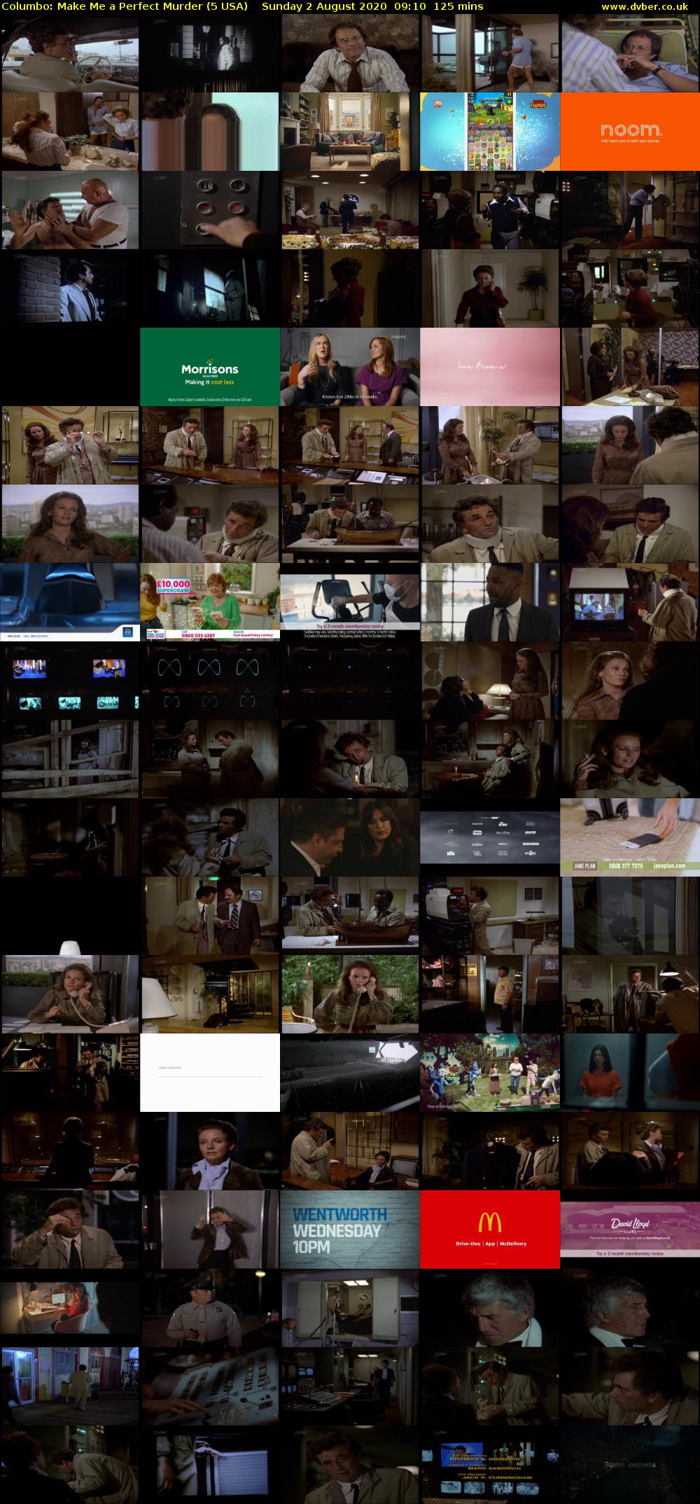 Columbo: Make Me a Perfect Murder (5 USA) Sunday 2 August 2020 09:10 - 11:15