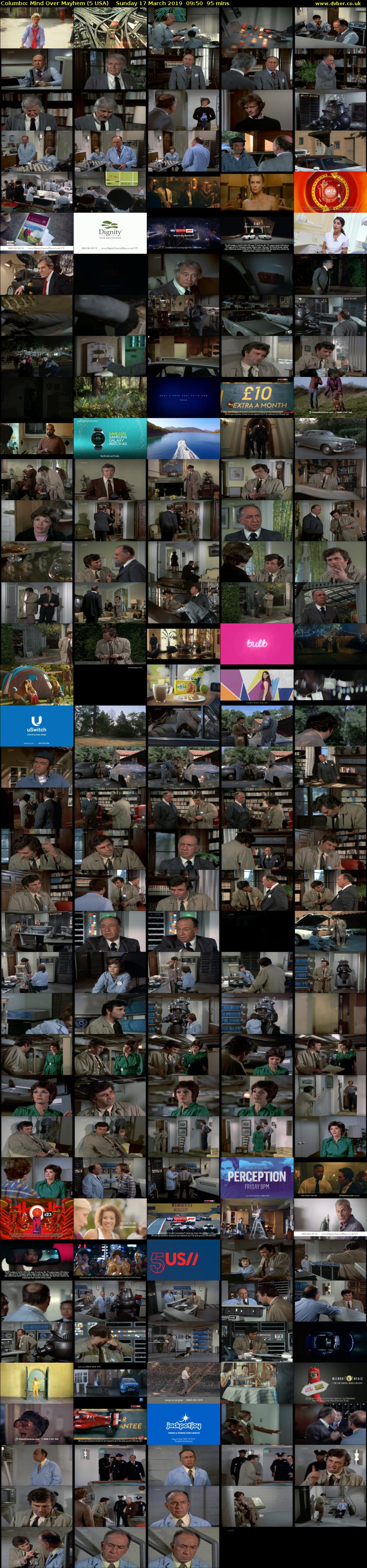 Columbo: Mind Over Mayhem (5 USA) Sunday 17 March 2019 09:50 - 11:25
