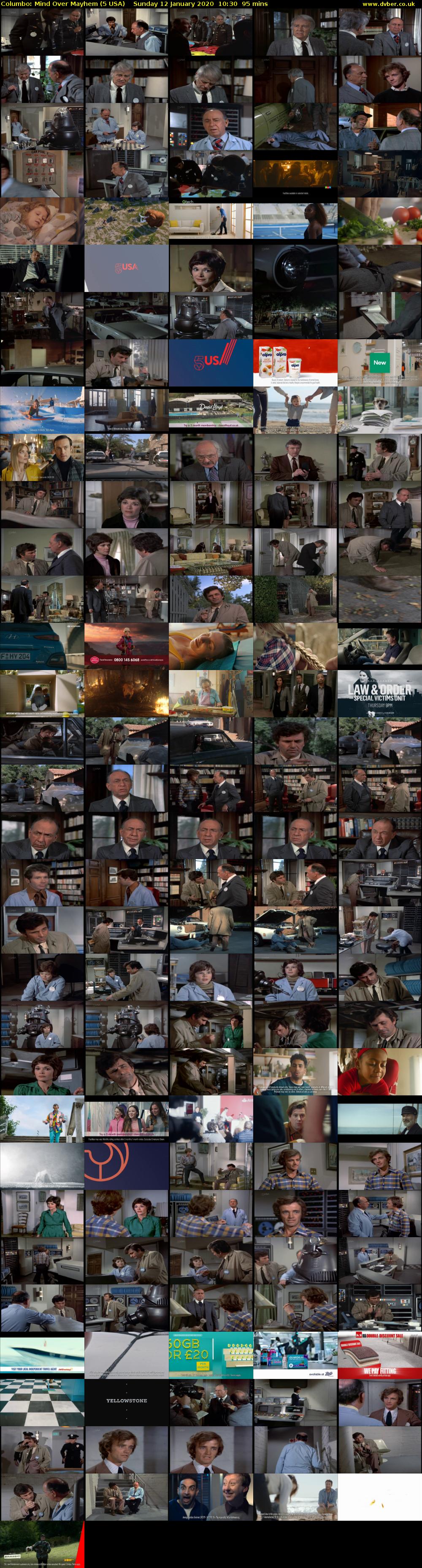 Columbo: Mind Over Mayhem (5 USA) Sunday 12 January 2020 10:30 - 12:05