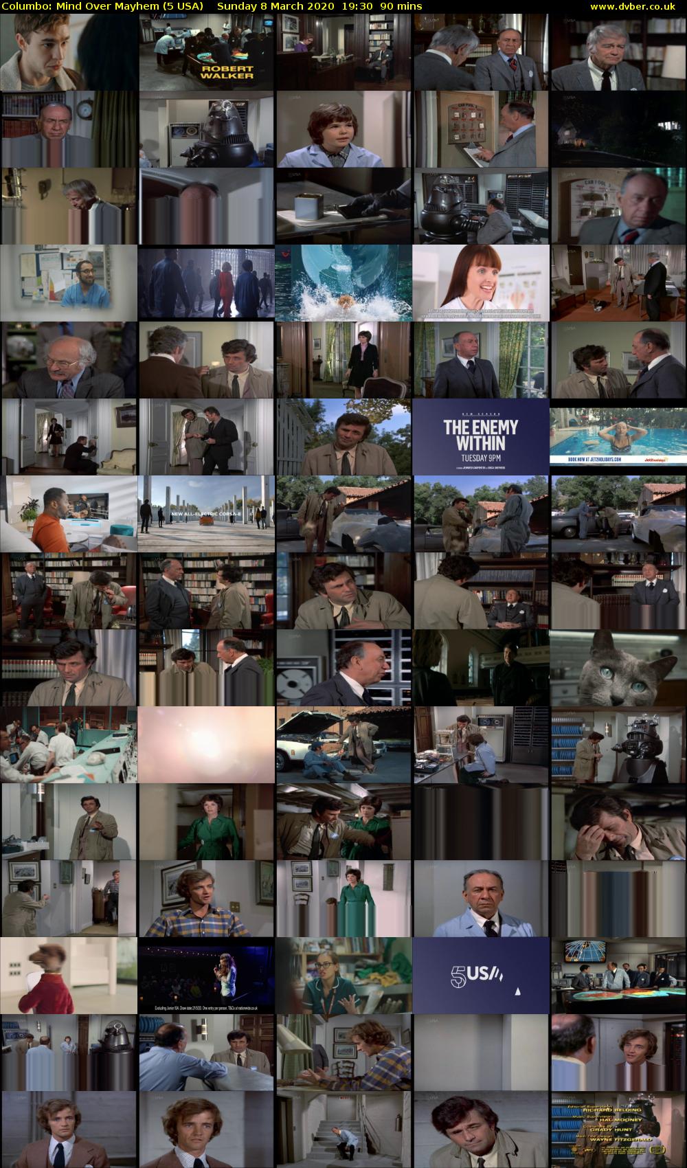 Columbo: Mind Over Mayhem (5 USA) Sunday 8 March 2020 19:30 - 21:00
