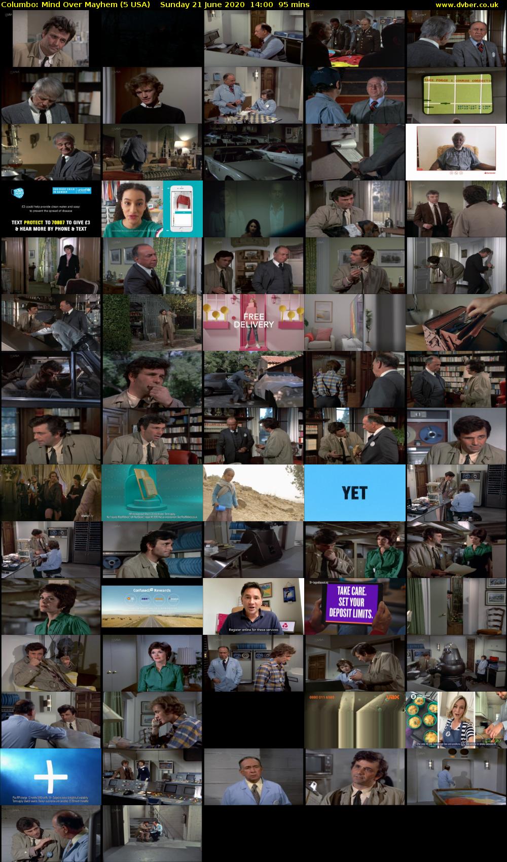 Columbo: Mind Over Mayhem (5 USA) Sunday 21 June 2020 14:00 - 15:35