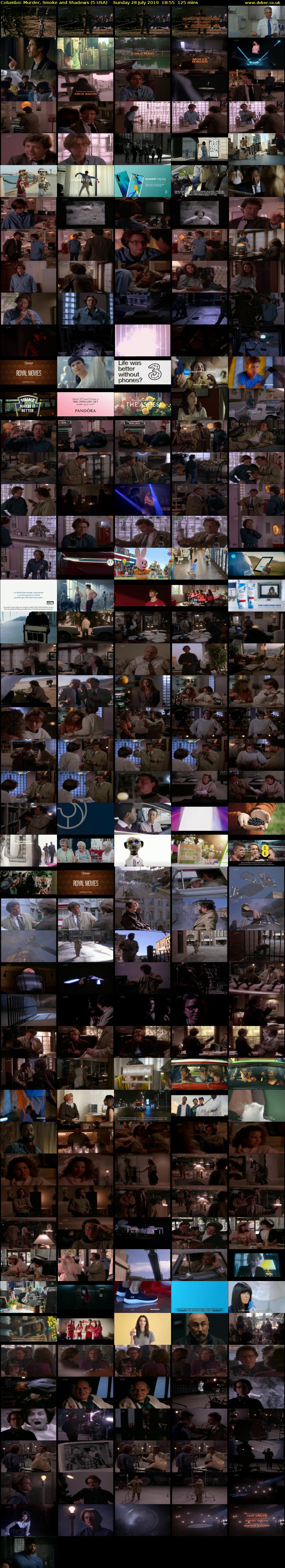 Columbo: Murder, Smoke and Shadows (5 USA) Sunday 28 July 2019 18:55 - 21:00