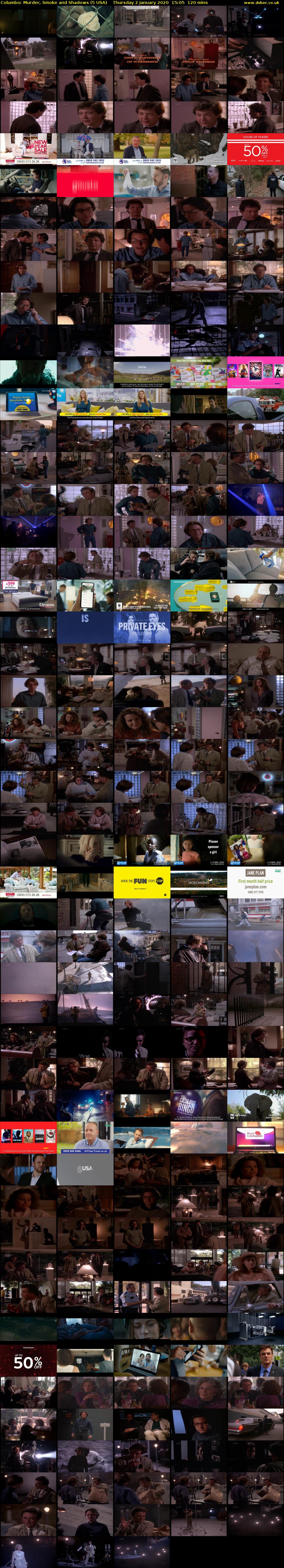 Columbo: Murder, Smoke and Shadows (5 USA) Thursday 2 January 2020 15:05 - 17:05