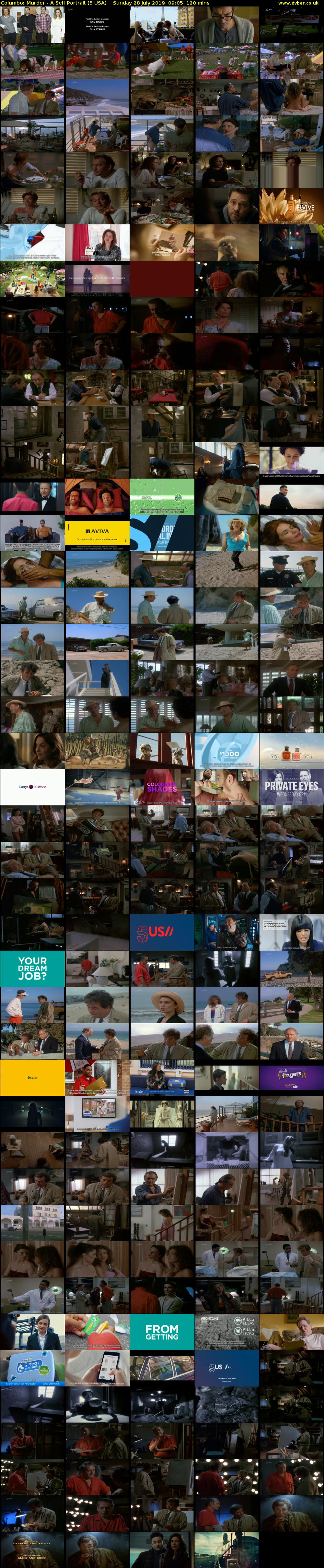 Columbo: Murder - A Self Portrait (5 USA) Sunday 28 July 2019 09:05 - 11:05