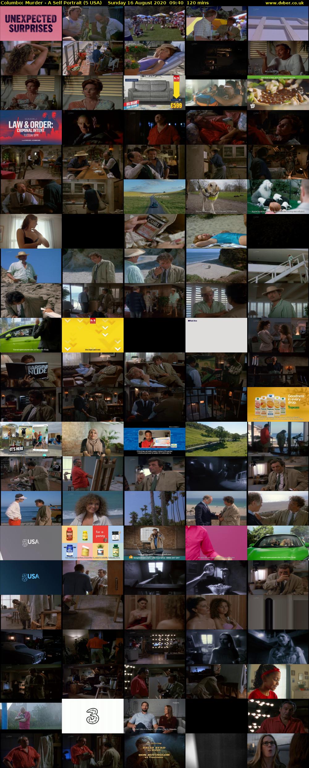 Columbo: Murder - A Self Portrait (5 USA) Sunday 16 August 2020 09:40 - 11:40