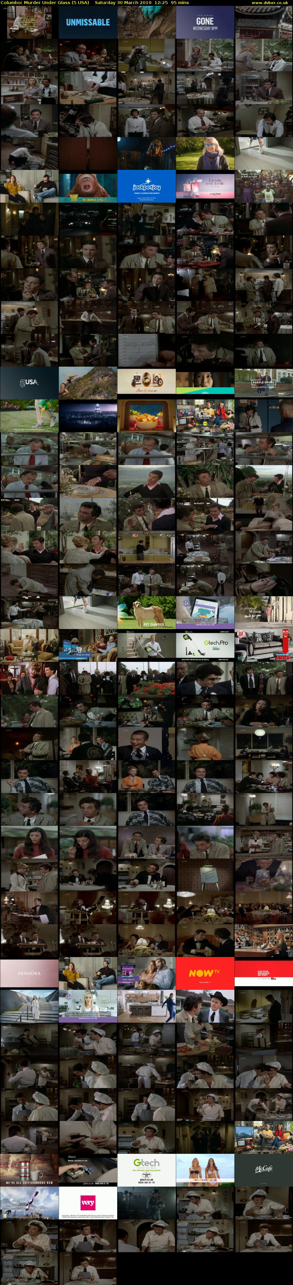 Columbo: Murder Under Glass (5 USA) Saturday 30 March 2019 12:25 - 14:00
