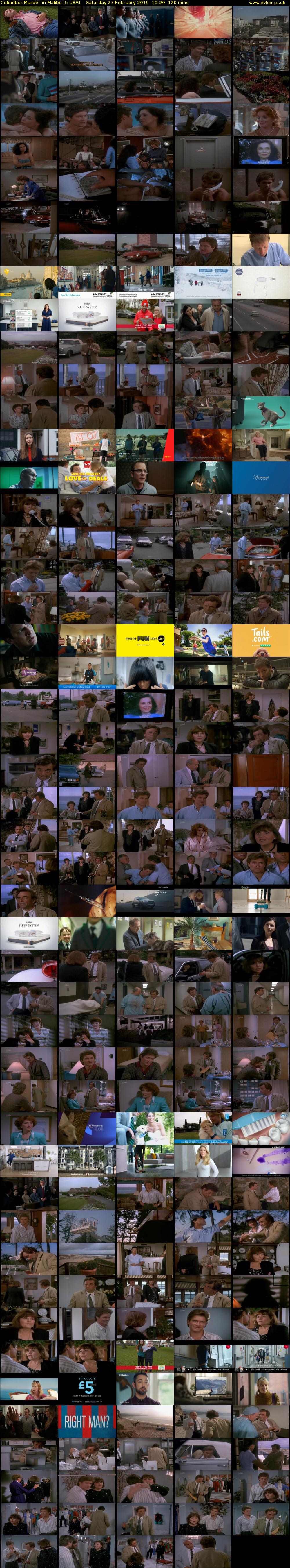 Columbo: Murder in Malibu (5 USA) Saturday 23 February 2019 10:20 - 12:20