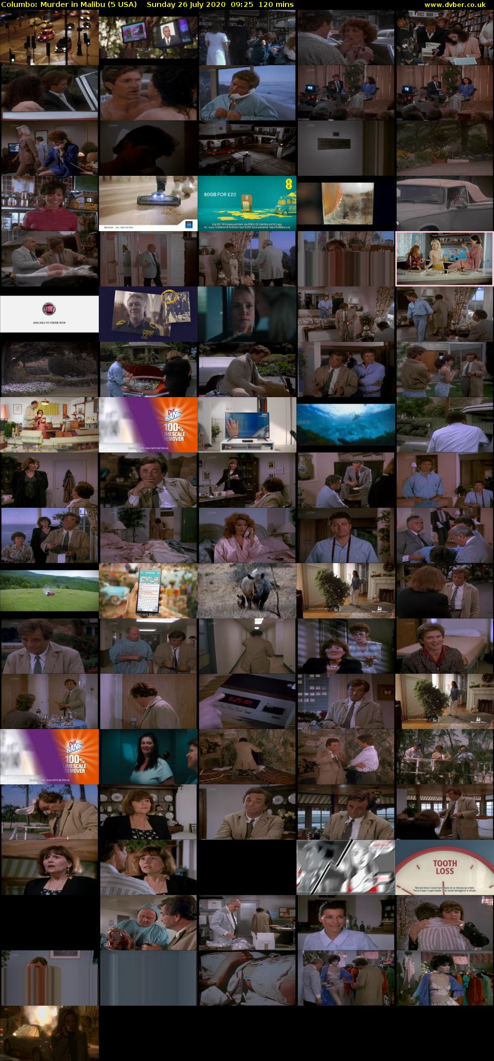 Columbo: Murder in Malibu (5 USA) Sunday 26 July 2020 09:25 - 11:25