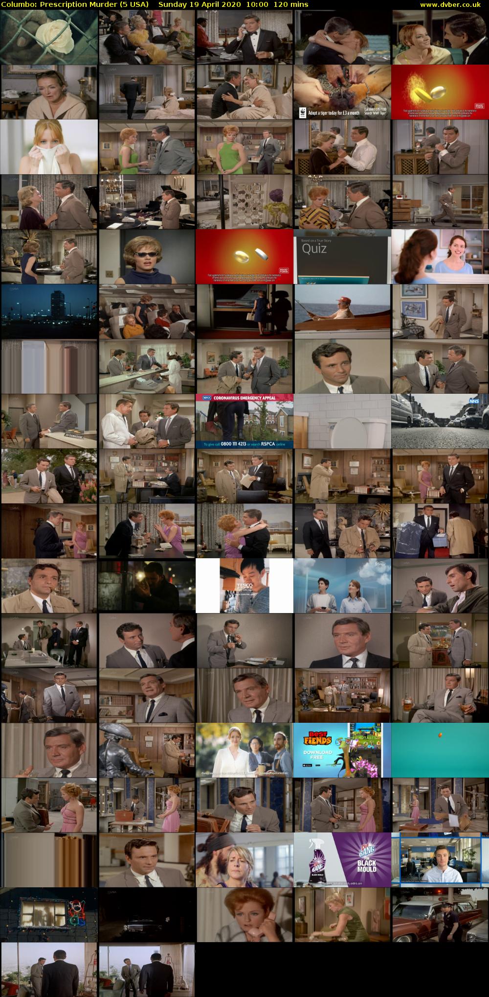 Columbo: Prescription Murder (5 USA) Sunday 19 April 2020 10:00 - 12:00