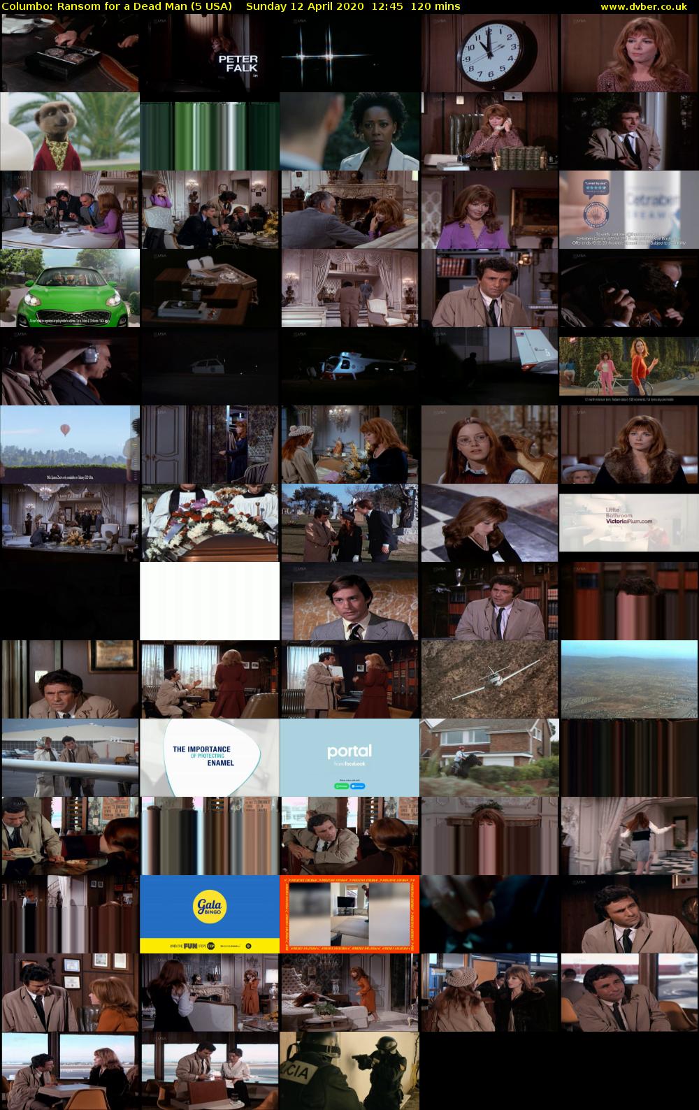 Columbo: Ransom for a Dead Man (5 USA) Sunday 12 April 2020 12:45 - 14:45