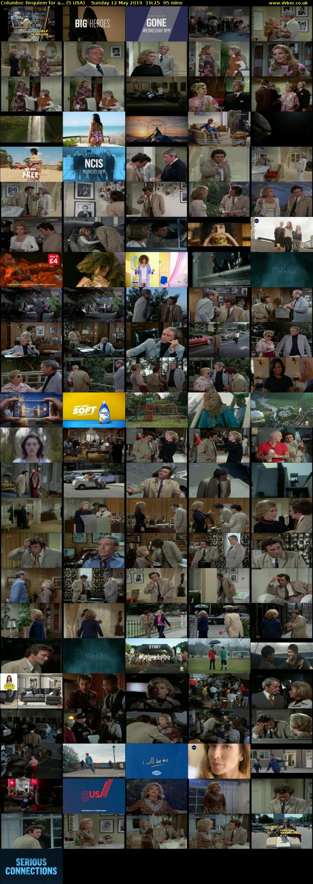 Columbo: Requiem for a... (5 USA) Sunday 12 May 2019 19:25 - 21:00