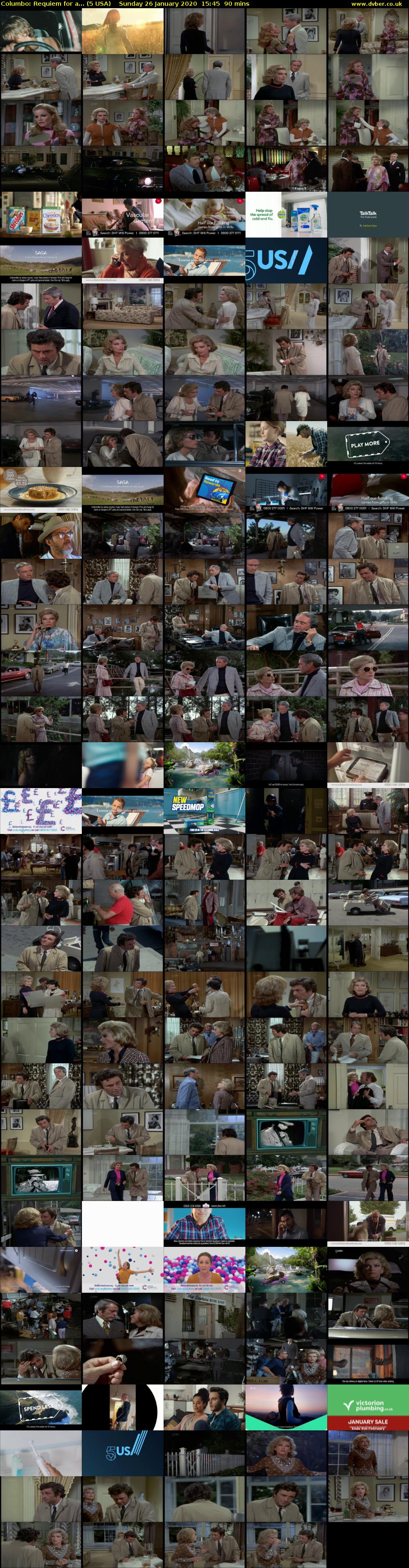 Columbo: Requiem for a... (5 USA) Sunday 26 January 2020 15:45 - 17:15