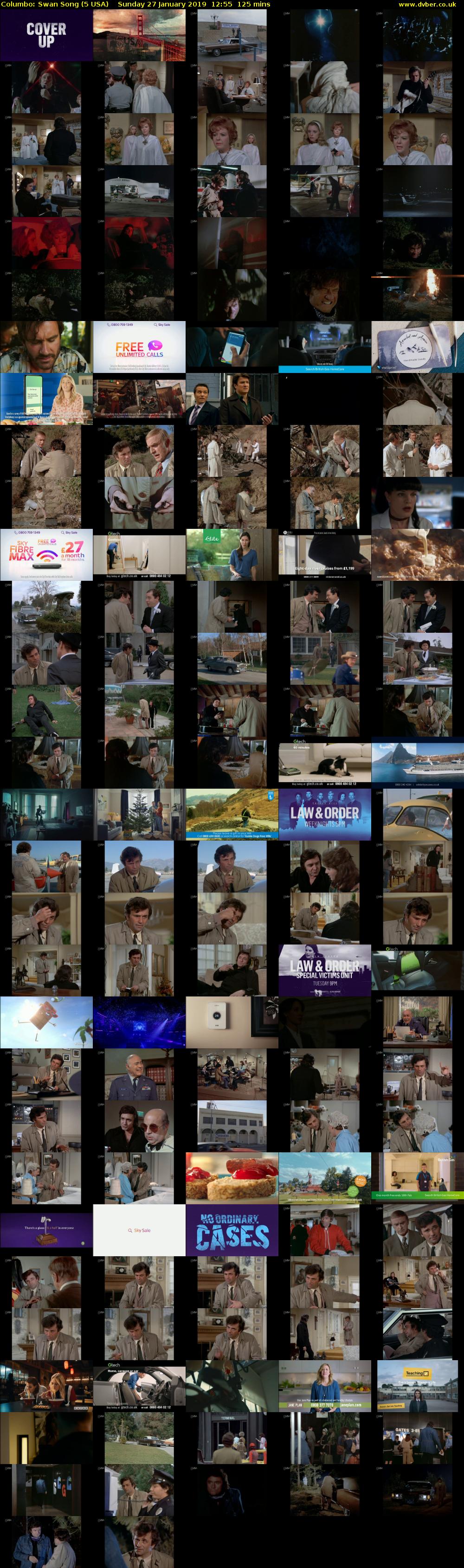 Columbo: Swan Song (5 USA) Sunday 27 January 2019 12:55 - 15:00