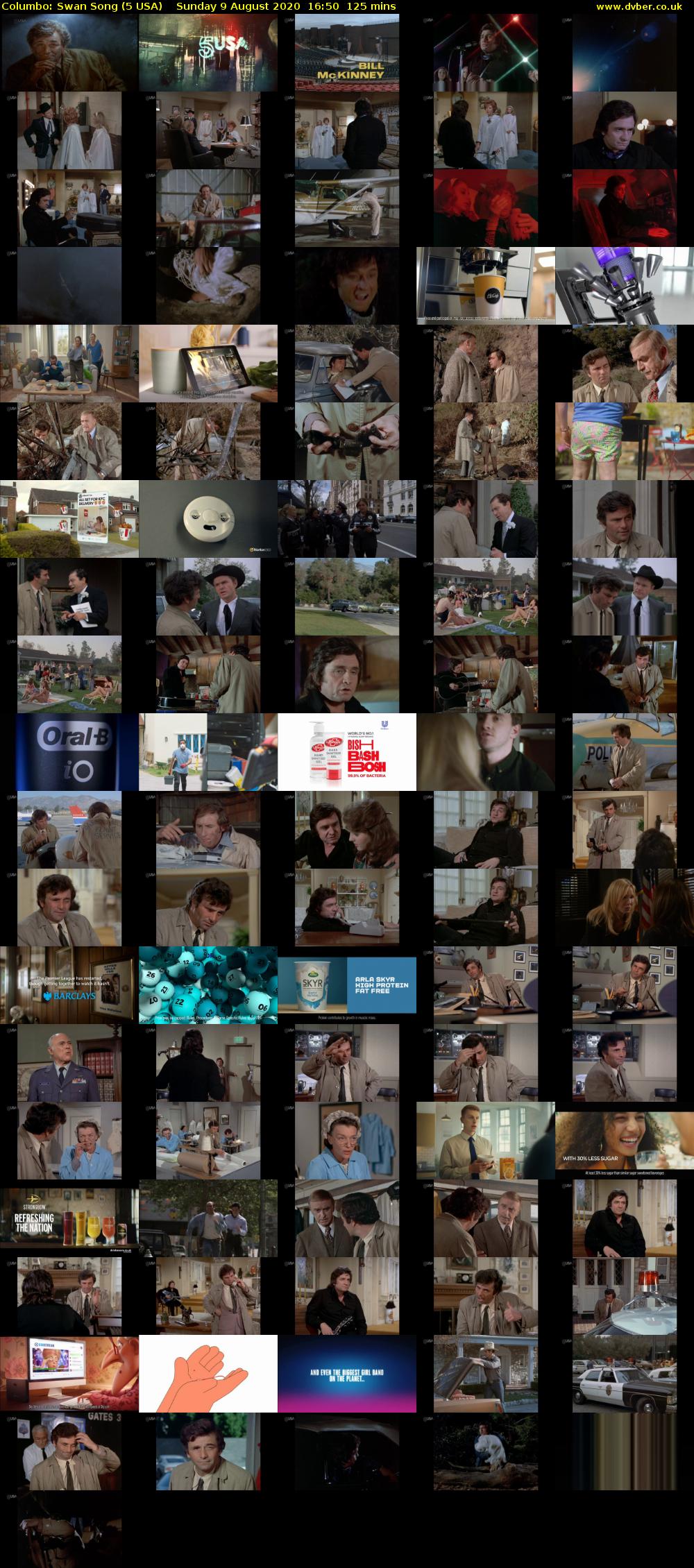 Columbo: Swan Song (5 USA) Sunday 9 August 2020 16:50 - 18:55